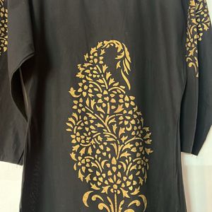 Ahalyaa Black Kurta