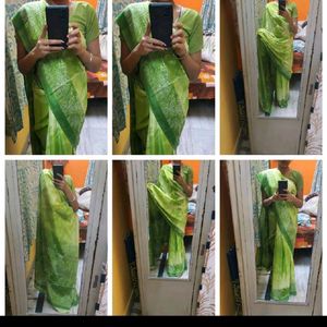 satin saree