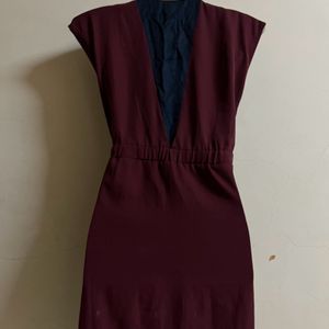 Korean Marron Designer One Piece