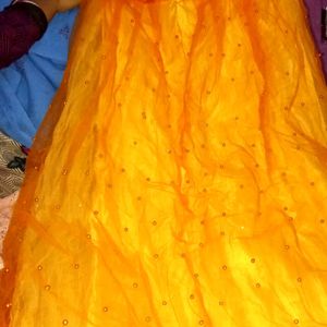 ORANGE LEHENGA CHOLI