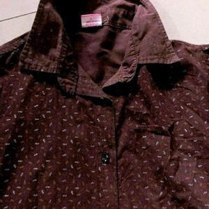 Brown Shirt For Girls