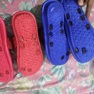 4 Piece Men Branded  Slippers