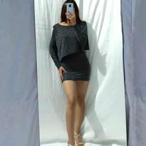 Glitter Long Sleeve Dress (S/M)