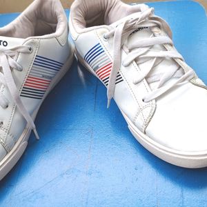 White Branded Shoes For Men And Women