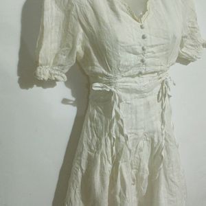 VERY CUTE OFF WHITE FROCK