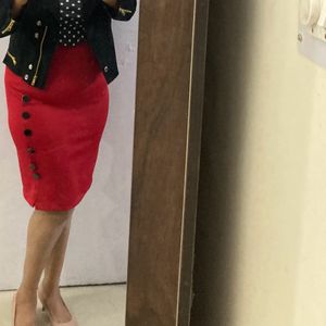 Brand New Red Hot Skirt