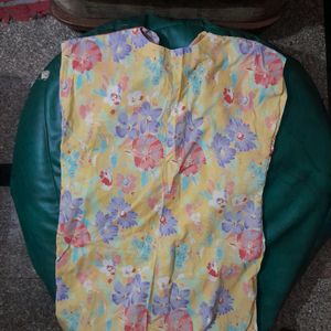 Floral Pattern Nightie, Size42, Used In Good Condi