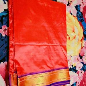 Pure Silk Saree With Stitched Blouse