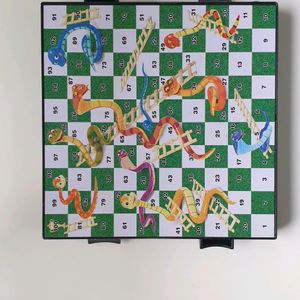 Set Of Game Ludo N Snakes  Ladder In Box.