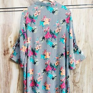 Multicolour Floral Shirt Size-48-50