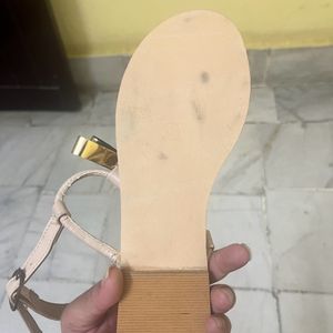 Gold Now Sandals