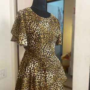 Lepord Print Dress