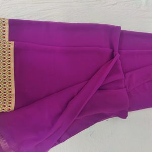 Purple Coloured Saree