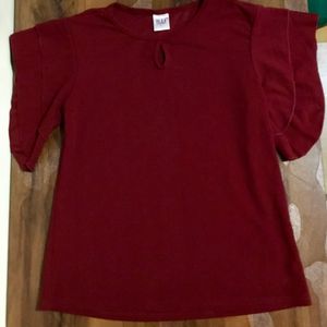 ILLI LONDON MAROON TOP