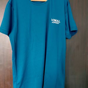 Blue Tshirt For Gym Slim Fit