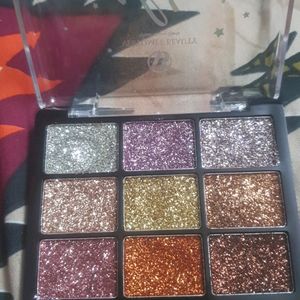 9 shimmer and glitter shades