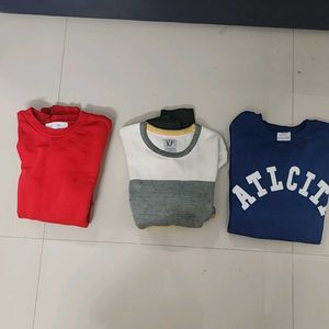 Sweat Shirt - 2 Red And Blue(Zara Brand)sweater