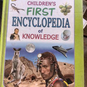 Children Knowledge Book With Figures.