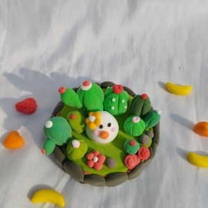 Handmade Polymer Clay Showpiece