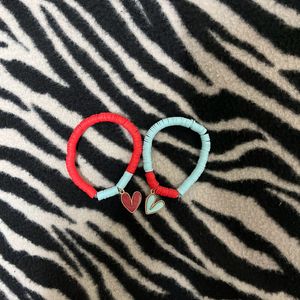 New Fimo Beads Couple Bracelets