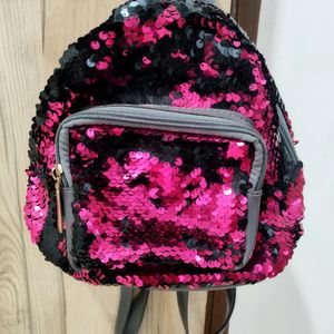 Sequin Backpack Style Purse