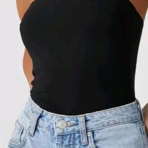 Black Fashionable Tube Top