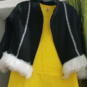 Yellow One Piece With Jacket