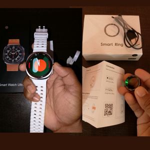 Samsung Galaxy Ultra Watch Clone +  RO6 Smart Ring