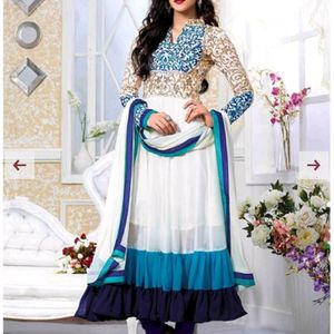 Kriti Sanon Style Anarkali Kurti Set With Dupatta