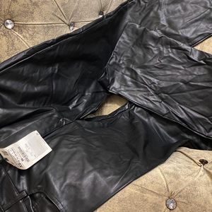 Zara Leather Trousers