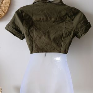 Fashion Nova Trendy Cropped Jacket