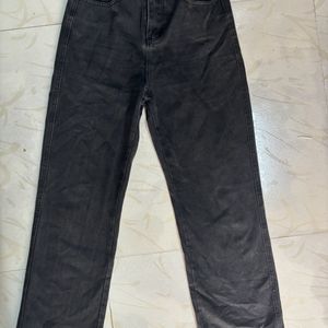 Charcoal Black Denim Jeans For Women