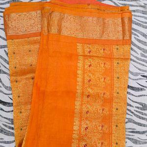 pure Kanchi pattu saree