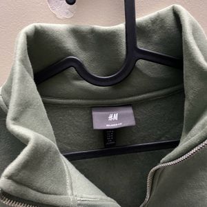 H&M Relaxed Fit Zip-top sweatshirt