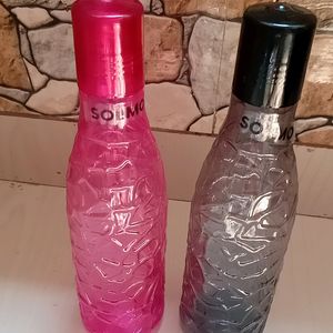 NEW SET OF 2 SOLIMO WATER BOTTLES