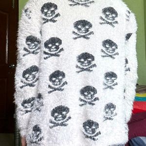 Off White Furr Cardigan