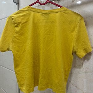 Yellow Crop TShirt