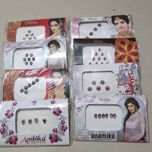 Latest Ladies Fancy Bindi pack of 8pc.