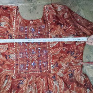 Frock Style Ethnic Kurti