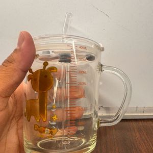 tumbler with lid and Glass straw