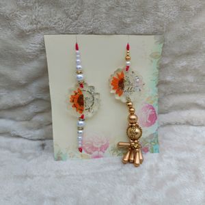 Resin Couple Rakhis