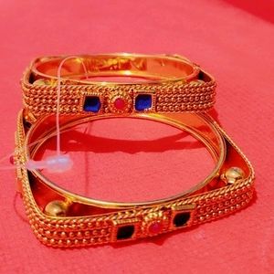 square shape party wear kada