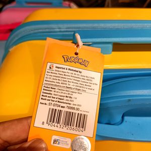 Kids Pokeman Checkin Size Branded Trolly