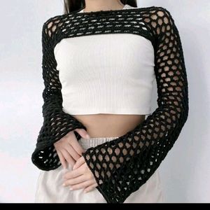 Crochet Fishnet Sleeve