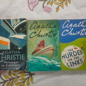 Set Of 3 Agatha Christie Books