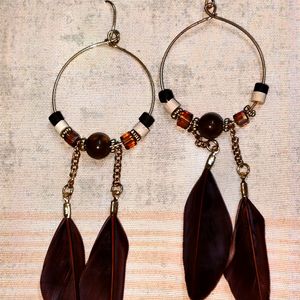 Brown Stylish Earrings