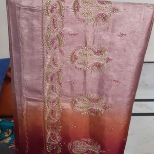 Paperwork Silk Saree