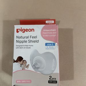 Pigeon Natural Feel Silicone Nipple Shield size 2