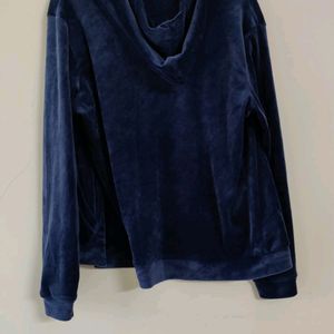 Blue Velvet Hoodie