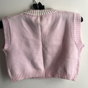 Pink Sweater Vest